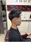 アップバングショート