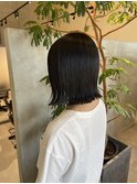 ぱつっとボブ
