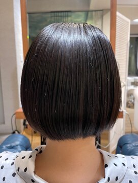 ヘアサロン アティリー(Hair Salon Attirer) 西梅田/ボブ/グレーベージュ/白髪ぼかし/ハイライト/ベージュ