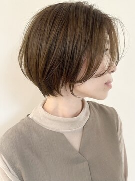 セイドット リー(Say. Ree) say.ショートボブひし形ショートオリーブグレーアッシュ小顔