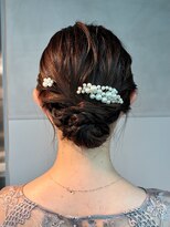 シャルムバイケンジ(Charm.by KENJE) 【ボブシニヨン】結婚式/銀座/ヘアセット/アレンジ/有楽町