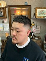 アールズ ヘア(R's hair)&nbsp;MEN’S HAIR/サーフカール/刈り上げセンターパート/印西