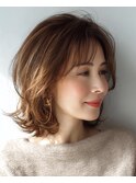 白髪ぼかし脱白髪染め似合わせカット40代50代60代