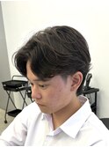 ニュアンスパーマ/フェザーパーマ/センターパート/藤沢美容院