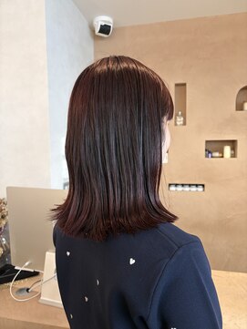 ユッカ 梅田(YUCCA) 【 YUCCA 】大人可愛い20代30代40代 ミディアム/チェリーレッド