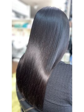 エルモア美容室 つるりんちょ髪質改善美しい潤い極上のツヤ髪カラー