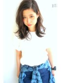 RUMOR×カジュアルストレート☆ナチュラルミディ