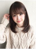 【AFLOAT D'L 表参道】 大人愛されミディアムスタイル