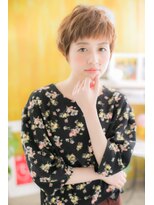 ミック ヘアアンドビューティー 大山店(miq  Hair&Beauty)&nbsp;レトロ可愛い♪ベビーバングショートｂ