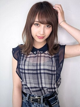 ヘアメイク フレンシア(hair make flencia) 切りっぱセミディ