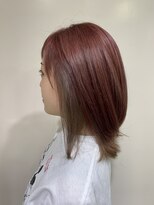 アズール 草加(azule)&nbsp;ストロベリーピンク×ベージュのインナーカラー