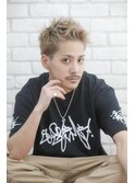 ソフトツーブロック フェザーマッシュ ワイルドアップバング