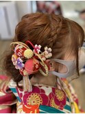 アップスタイル(ツインお団子ヘア)