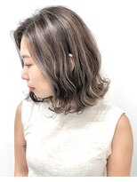 セシルヘアー(CECIL hair)&nbsp;CECIL下北沢／代々木上原　コントラストハイライトグレージュ