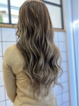 レム 長野(REM) オリーブカラーハイライトカラー☆