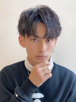 フィフス(fifth) 波巻きツイストスパイラルパーマツーブロック刈り上げ