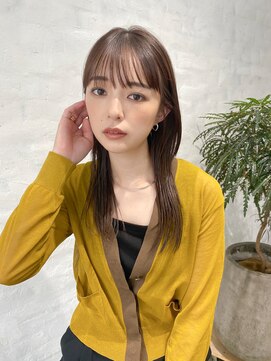 リトル 渋谷(little) シースルーバング大人ストレート