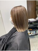 極細ハイライトカラー