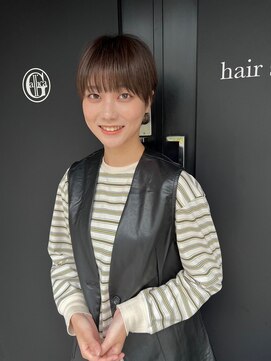 ガリカ 蔵前(Gallica) 【竹之内蔵人】おしゃれ爽やかハンサムショート/艶感グレージュ