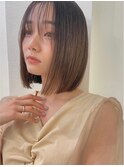 【Lond ambre】中川智帆 &nbsp;ボブ/グレージュカラー/前髪