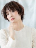 大人かっこいいツヤ髪ウルフマッシュパーマh古河20代30代40代