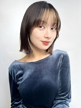 ケーツー心斎橋 クイーンズガーデン バイ ケーツー(K two QUEEN'S GARDEN by K two) 切りっぱなしボブ*レイヤーボブ*前髪あり*フェイスフレーミング1