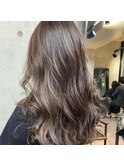 20代30代大人かわいい/グレージュカラー/ショートボブ/小顔/前髪