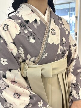 ラウレア(LAULEA) 袴着付け/ヘアセット/ハーファップ/巻き髪/ロングヘアヘアメイク