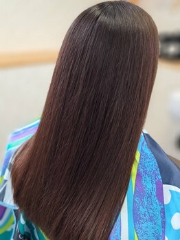 アリーナ(Arena)の写真/髪質の状態に合わせた施術で、自然なストレートヘアに◎指通りなめらかで扱いやすい艶髪へ導きます♪