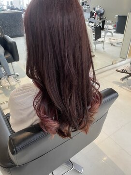 シャンプーボーイエイムス(SHAMPOO BOY aims) インナーカラー　ピンク