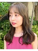 ナチュラル小顔前髪あり後れ毛サイドバング結べるボブくびれヘア