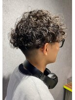 クフィア メンズヘアー カンポ 天王寺店(CUFFIA MEN'SHAIR CAMPO)&nbsp;プードルパーマ/ベリーショート/ダークアッシュニュアンスパーマ