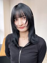 アイティーバイアルバム 下北沢店(IT by ALBUM)&nbsp;ネビージュ小顔黒髪透明感カラー_ba483941