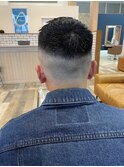 クロップスタイル×アップバング