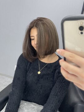 ブロンド(Blonde) ボブ/ハイライト