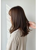30代/40代/50代/ゆる巻き/透明感カラー/ブラウンカラー