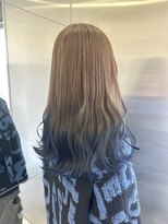 ゴウトゥデイシェアサロン 町田店(GO TODAY SHAiRE SALON)&nbsp;グラデーションカラー/ネイビーブルー【町田】
