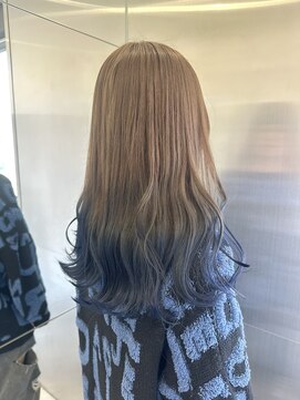 ゴウトゥデイシェアサロン 町田店(GO TODAY SHAiRE SALON) グラデーションカラー/ネイビーブルー【町田】