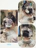 令和9年度成人式用　前撮り　当日　ヘアセット+着付け+ フルメイク　￥19800