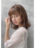 ふんわり大人かわいいミディアムヘア♪