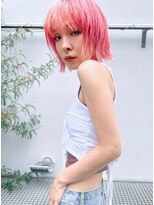 ケイト(kate)&nbsp;【kate 大宮】ピンクカラー×ゆるふわボブ