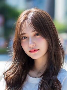 サロンドアイ(salon de i) 柔らかウェーブロング × グレージュカラー