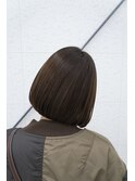 ナチュラルボブ-切りっぱなしボブ-ストレートボブ20代30代40代
