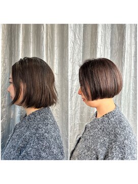 【ステップボーンカット】小顔ボブ