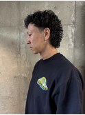 マレットヘア/海外くせ毛風パーマ/フェード/fade/baber