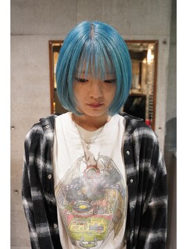 シィーム(cime) 水色 ハイトーン