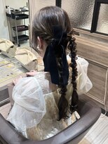 ジャストビューティマカロン 上大岡(Just Beauty macaron) 【mio】編み下ろし/ツイン編み下ろし/お呼ばれヘアアレンジ