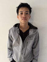 パーク(PARK)&nbsp;メンズショートピンパーマニュアンスパーマ学割U24