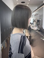 ロンドシエル 横浜(Lond ciel) オリーブグレー/韓国風巻き/レイヤーカット/髪質改善/縮毛矯正