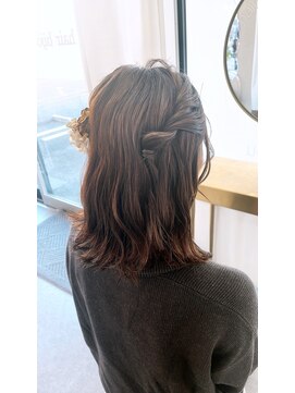 ヘアビジュー(hair bijou) ハーフアップ